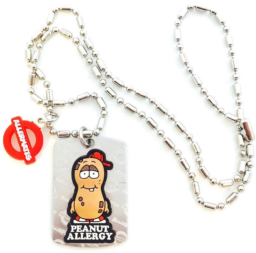 Peanut Allergy Medical Alert /Awareness Necklace