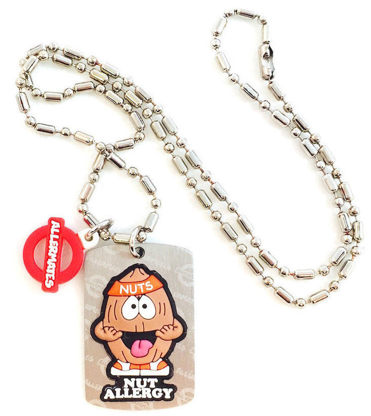 Nut Allergy Medical Alert/ Awareness Necklace
