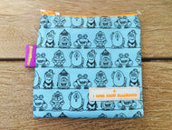 AllerMates Blue "I Have Allergies" Snack Pack- Tall