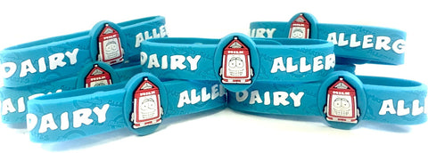 Dairy Allergy Bracelet -12 Pack