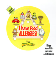 I Have Allergies Checkbox Stickers Pack of 24