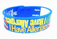 I Have Allergies Silicone Bracelet