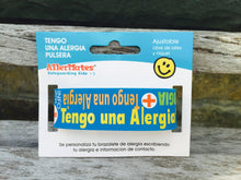 Spanish: I Have Allergies Silicone Bracelet