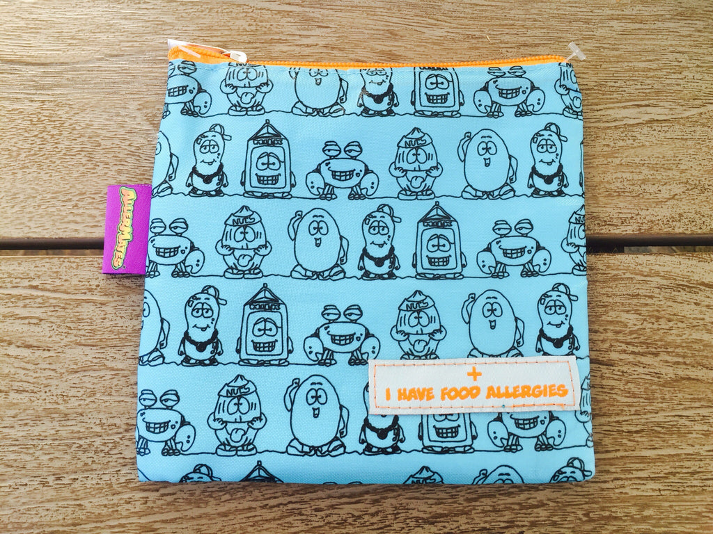 Allergy Alert Snack Bag Blue/Tall | Kids Health | AllerMates ...